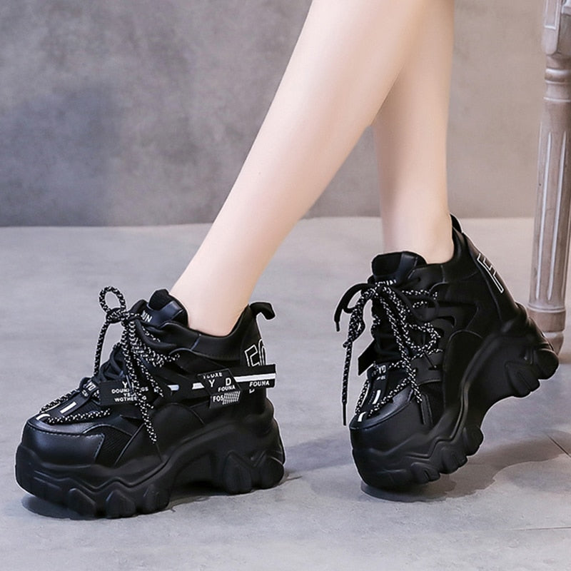 Buty gotyckie na platformie e-girl – Castle Gothic